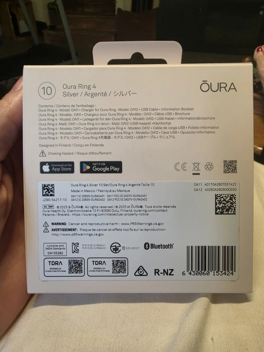 Oura premium ring